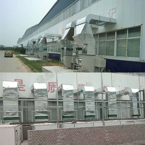 潔凈室外圍凈化設備安裝收尾工作（2） —— 民權愛(ài)德時(shí)代新能源項目車(chē)間